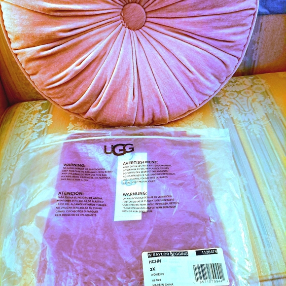 NWT UGG Saylor Plus Size Leggings Heather Chianti Purple 3X - Picture 7 of 11